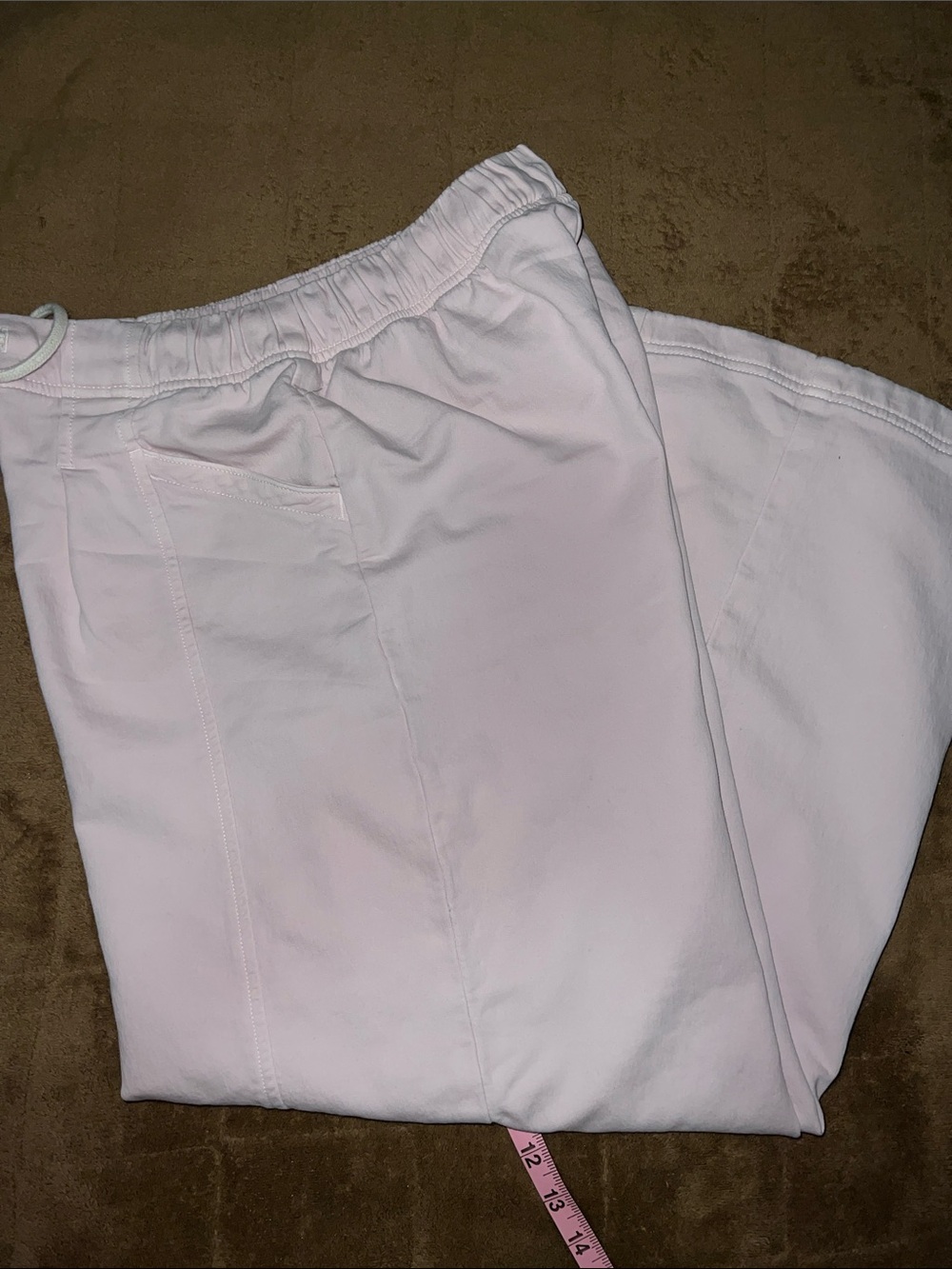 Aerie Daydream Denim Stretch Trouser Small Short onPink Petal - Picture 13 of 13